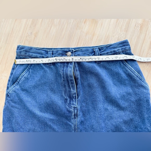 Vintage Denim 100% Cotton Maxi Skirt - Brand “Outline” - Size 8 - Picture 7 of 9